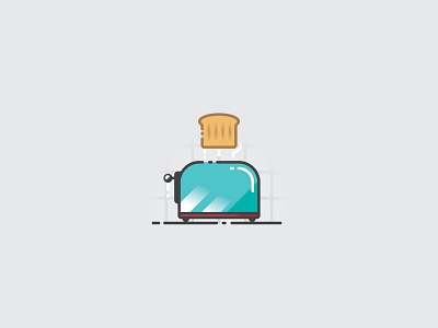 Pop-up toaster - Infographic Template