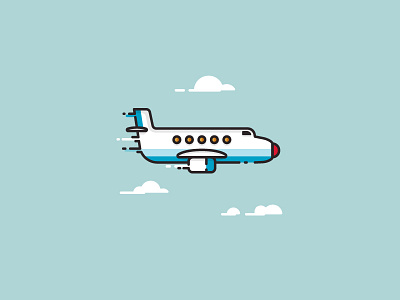 Airplane - Infographic template