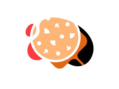 Vinny's Pizza Playoff art contest design illustration illustrator minimalist pizza playoff stickermule ui vector web