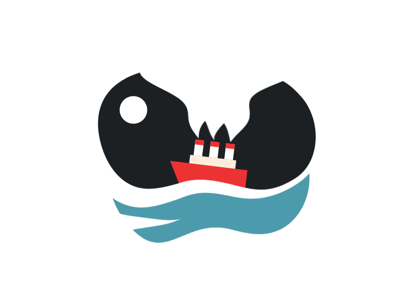 Rough Sea gif art illustrator after effect motion design motion outdoors nature animation minimalist icon flat 2d design vector illustration