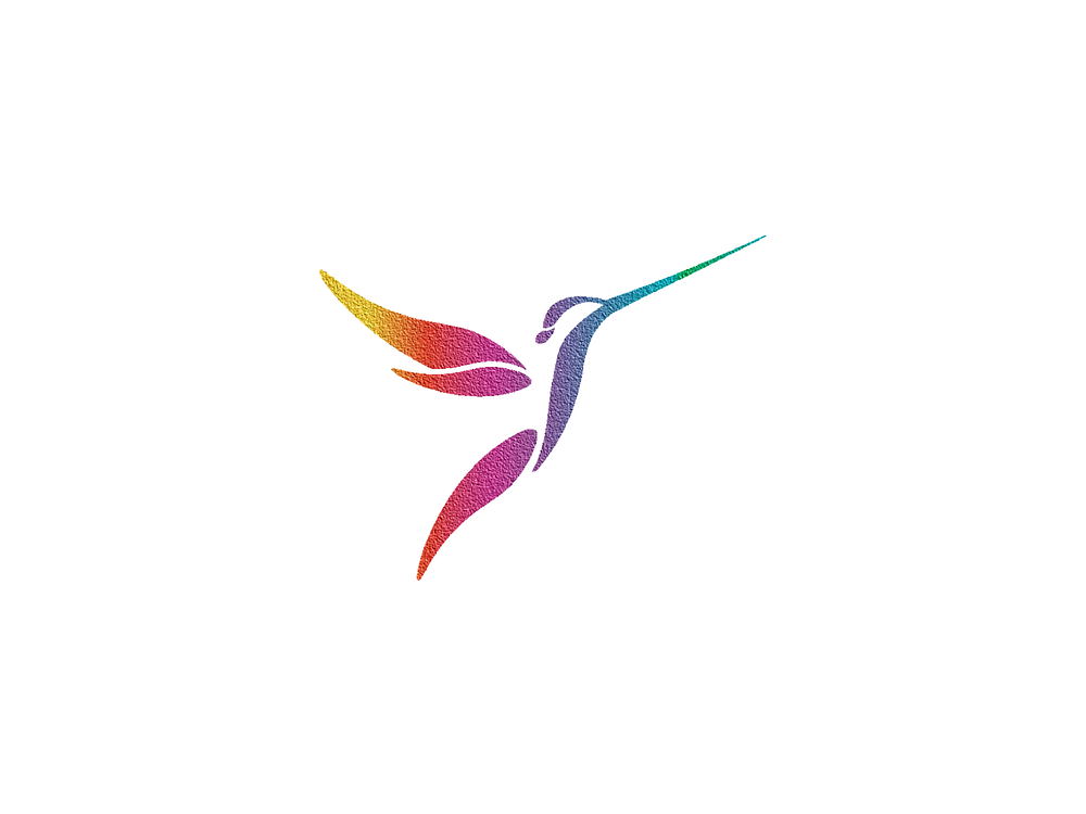 hummingbird logo by Maximilian on Dribbble