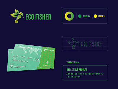 ECO FISHER- Logo design adventure agency animal animals badge banner banners bundle business camp company corporate design eco ecology ecommerce emblem environment fish