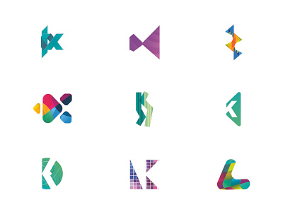 LOGO Alphabet: letter K