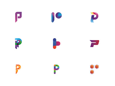 LOGO Alphabet: letter P