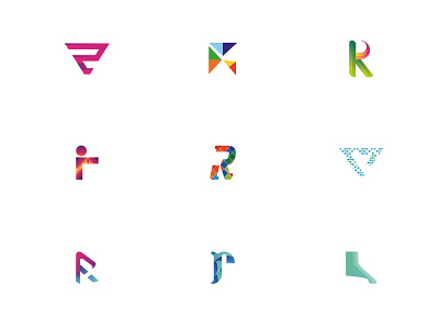 LOGO Alphabet: letter R