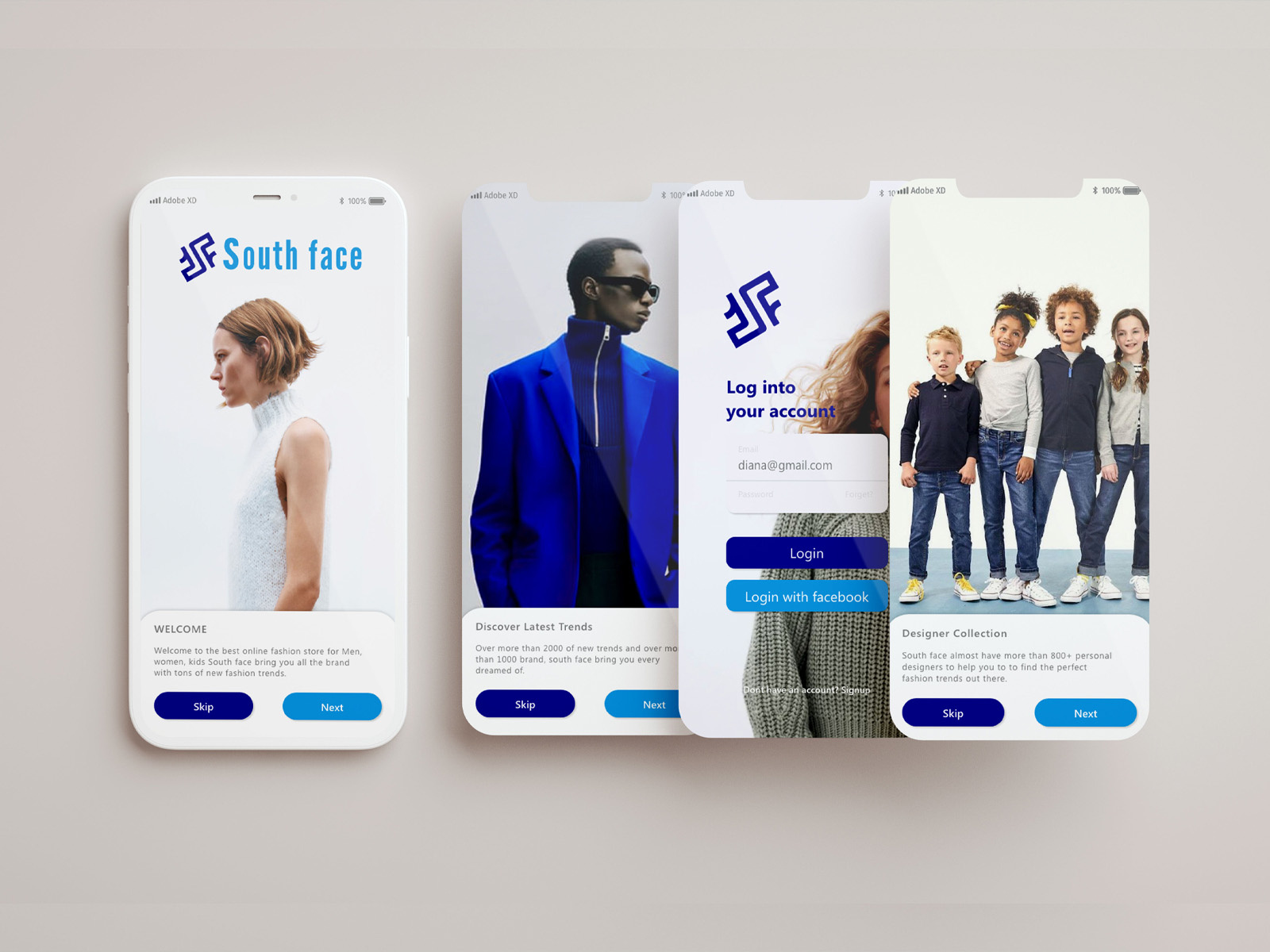 UI/UX Fashion app design by rahat on Dribbble