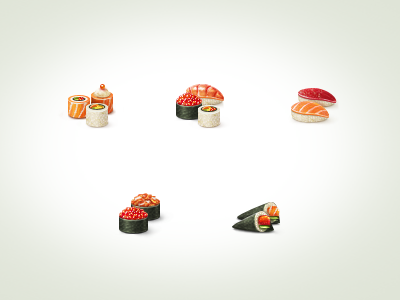 Sushi icons icon icons