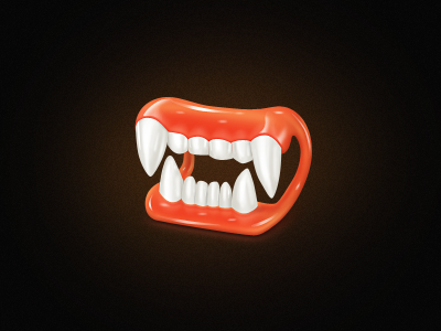 Vampire teeth "Edward edition" icon virtual gift