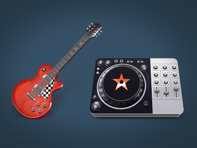 Guitar + DJ Mixer icon virtual gift