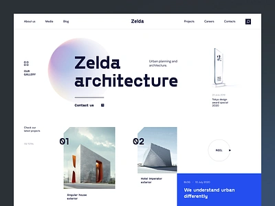 Zelda Website architecture building conceptual estate exterior design home house interface modern real estate service startup ui ux web website