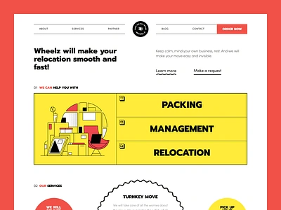 Wheelz Website delivery delivery service furniture house interface move moving packing product relocation relocation service reshuffle service startup transfer transfer service ui ux web website