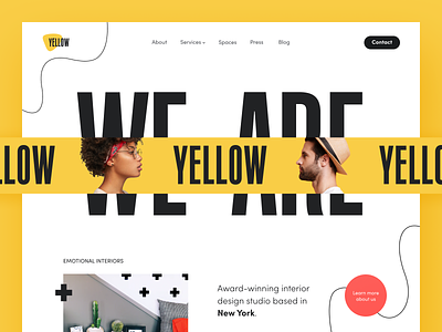 Yellow Interior Website
