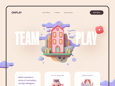 Toplay Website interface product service startup ui ux web website