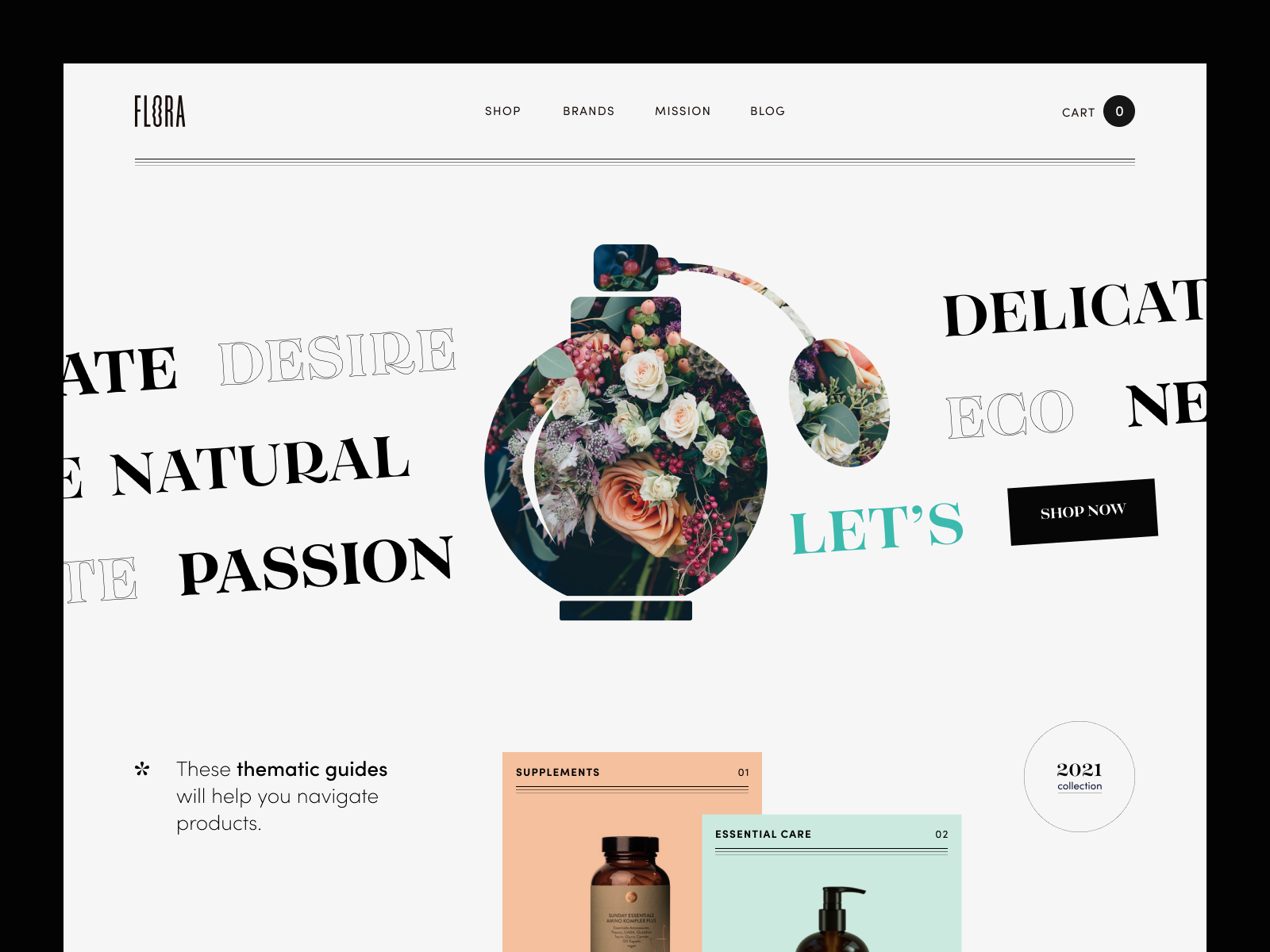 Flora site by Halo UI/UX for HALO LAB on Dribbble