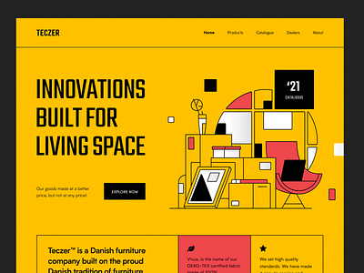 Teczer Website design interface product service startup ui ux web website
