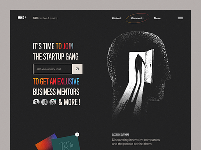 Mind® Website design interface product service startup ui ux web website