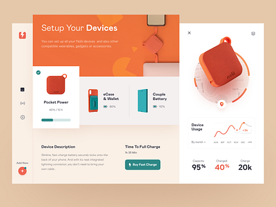 Smart Gadgets Dashboard design interface product service startup ui ux website
