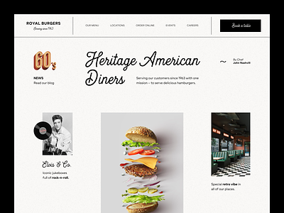 Royal Burgers Website