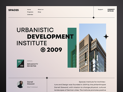 Spaces Website design interface product service startup ui ux web website