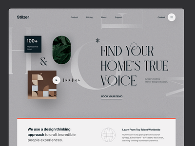Stilzer Website design interface product service startup ui ux web website