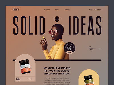 Sonato Website design interface product service startup ui ux web website