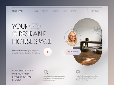 Soul Space Website design interface product service startup ui ux web website