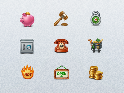 Set  of E-commerce icons