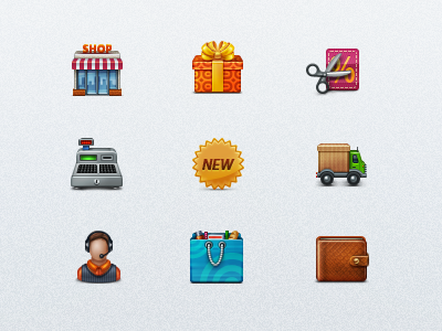 Set of E-commerce icons