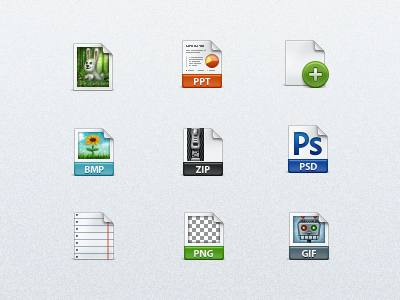 File Types Icons