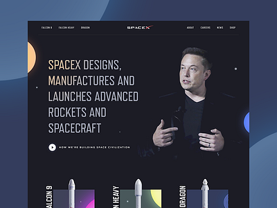 SpaceX Redesign Concept