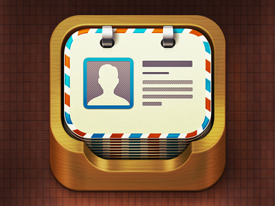 Contacts App app icon icons illustration ios ipad iphone