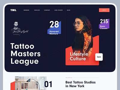 Tattoo Masters League Website activity artist artwork business digital feedback finder service halo ink masterpiece platform product service specialist review startup tattoo design tattoo master tattoo service tech business website