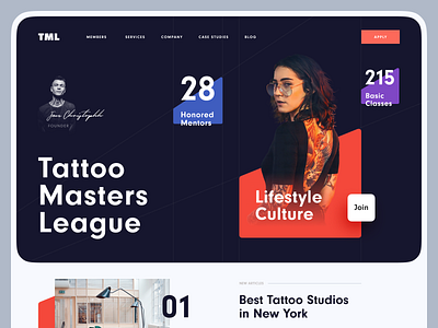 Tattoo Masters  League Website