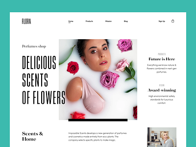 Flora Perfumes Shop Website