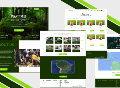 REFORESTATION UI DESIGN uidesign