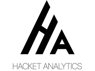 Hacket Analytics branding design flat graphic design icon illustrator logo minimal vector