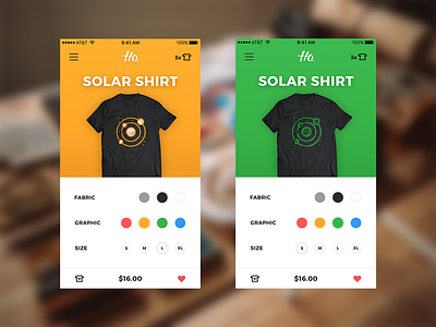 T-Shirt Color Preview App