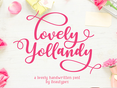 Lovely Yollandy - Handwritten Font