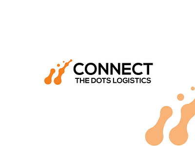 Connect the dots logistics logo abastact brand design branding logo connect logo logistics company logistics logo logo logo design modern logo