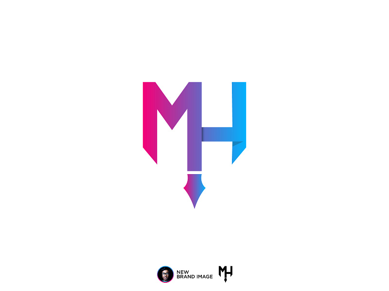 Modern MH Creative Letter Logo Design by Mohammad Mehedi Hasan on Dribbble