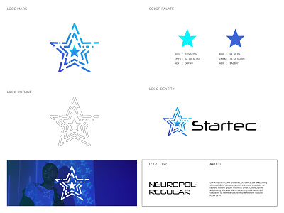 Star Technology Modern Logo