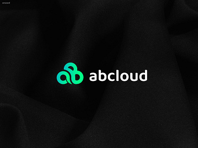 AB Cloud Letter Logo Design