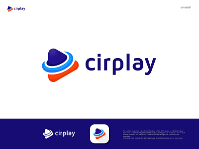 Cirplay Modern Play Logo Design Letter C and Play Icon abastact abstract play logo app icon brand design brand identity branding logo creative logo design graphic design letter c logo letter logo logo logo design logo designer logo trend modern logo modern play and c logo modern play logo play icon logo play logo