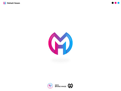 MH Modern Logo Design abastact app icon brand design brand identity branding branding logo creative logo design digital art logo logo design logo designer mh logo mh modern mh modern logo modern letter logo modern logo professional logo