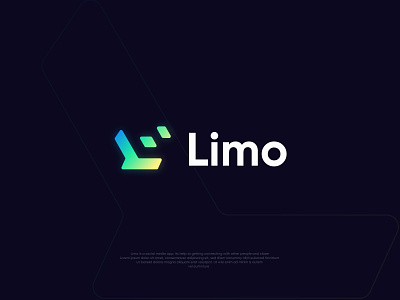 Limo Modern Letter Logo Design | Tech logo icon | Letter L logo