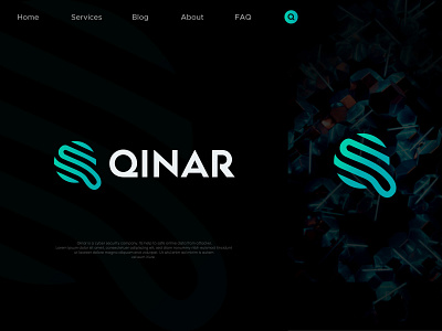 Qinar Cyber Security Modern Logo | Online Security | Letter Q