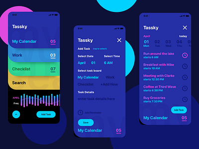 Tassky - Get it Done! app branding days design exploration flat icon india letterform product task task app task flow task list task management type typography ui ux vector