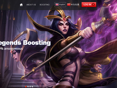 League of Legends league of legends website design