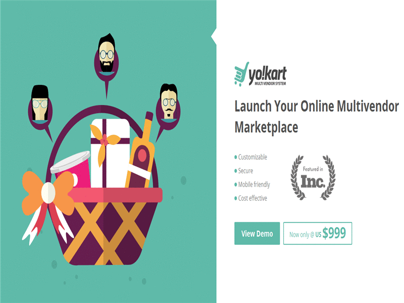 Newly Launched Website of Yo!Kart Multi Vendor System Website ecommerce multi vendor multi vendor marketplace platform script shopping cart software solution system