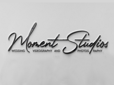 Moment Studios (Wedding Videography & Photography)Signature Logo